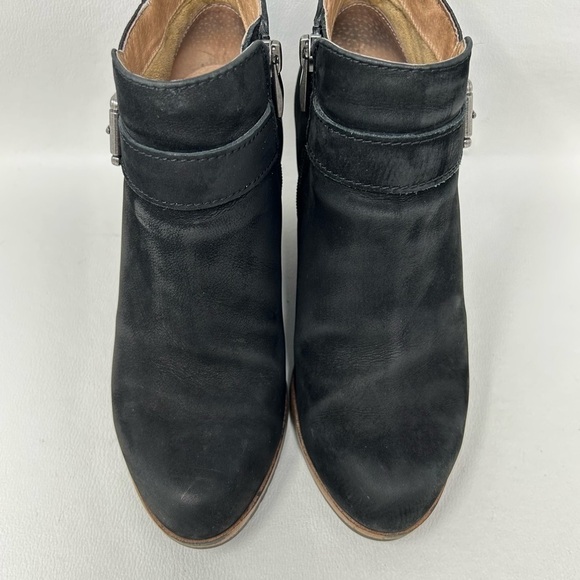 Caslon Black Suede Side Zip Wedge Heel Ankle Bootie Boots, Women’s EU 36M - Picture 6 of 12